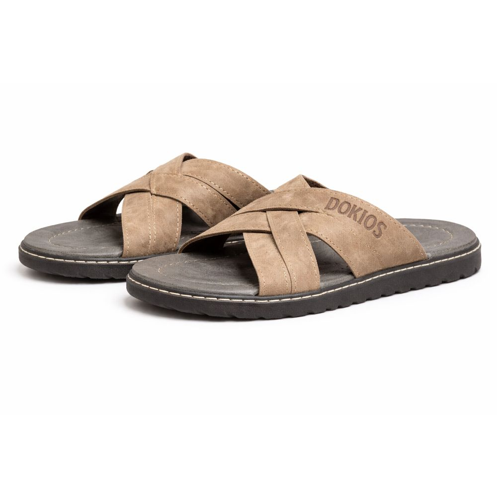 Mens Casual Leather Strap Sandals